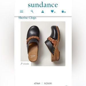 Dansko 'Sherise' Black and Tan Braid Leather Clog size 39 (8.5 US)